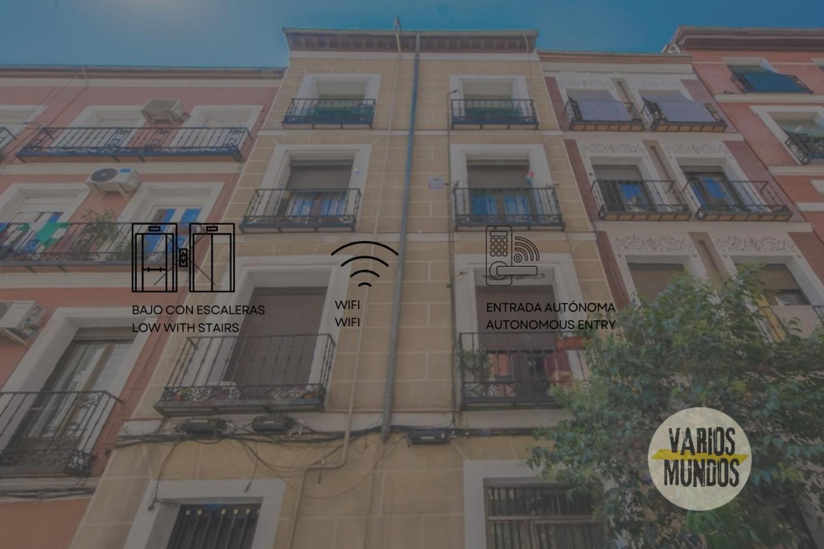 Cool Duplex Bajo Apt 7Pax Cerca De Tirso De Molina E2 Madrid Luaran gambar
